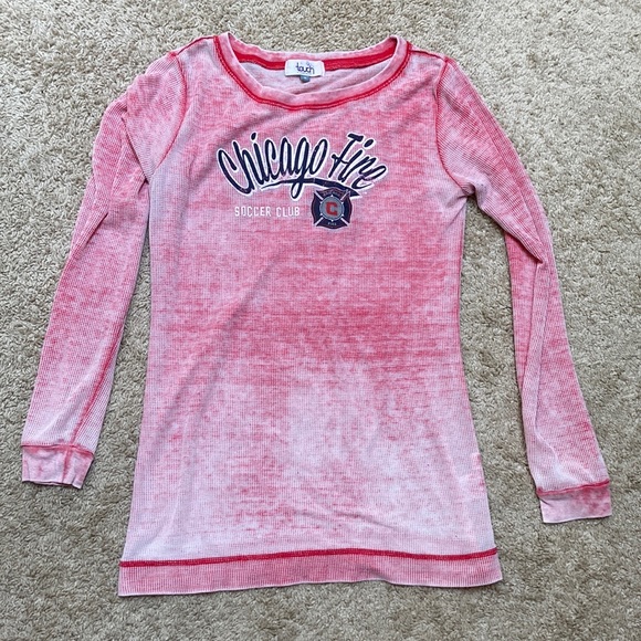 Ladies Chicago Fire Long Sleeve Top - Picture 1 of 2